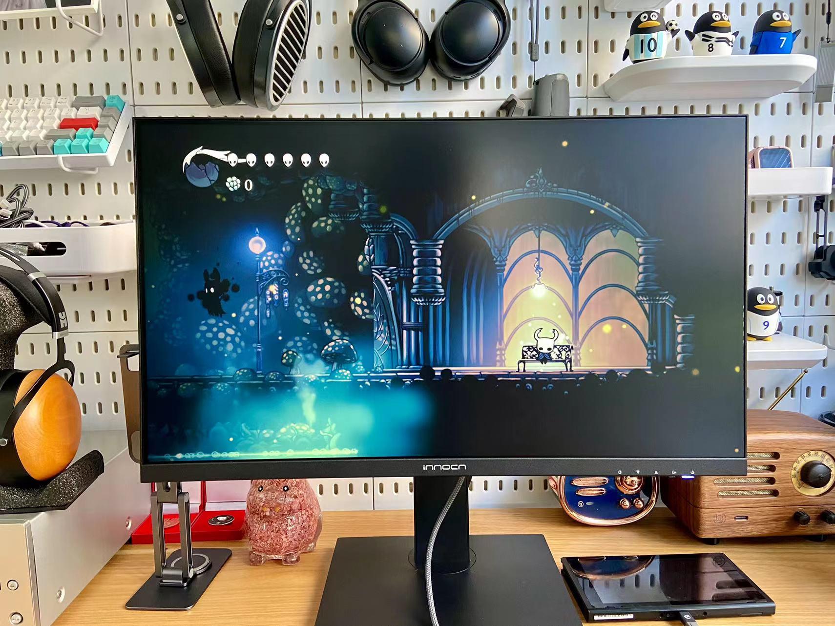 INNOCN办公美术显示器24C1F，色彩精准，专业护眼，KVM等一应俱全