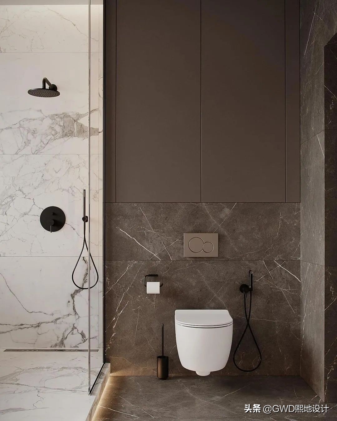 最美卫生间装修效果图,2021最火卫生间设计效果图