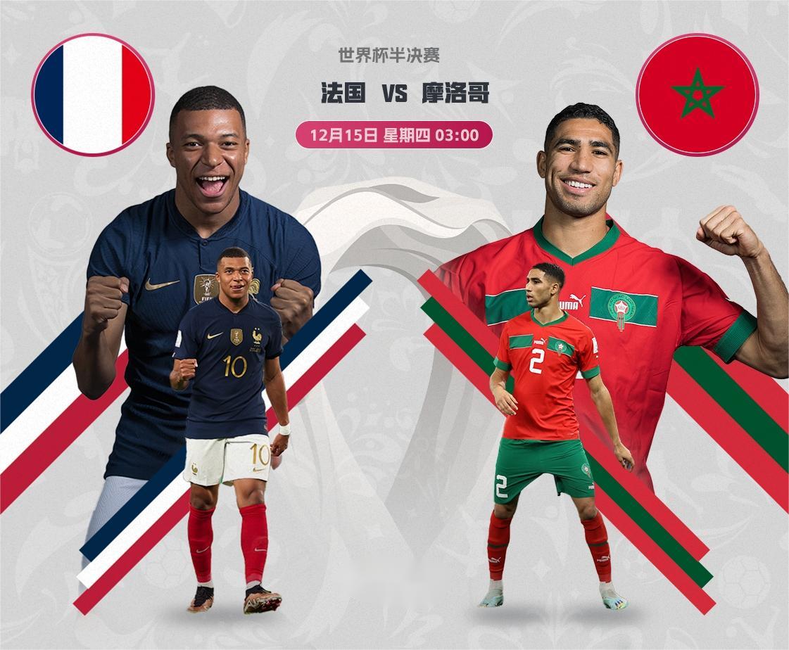 非洲的法国队和欧洲的摩洛哥谁会晋级？