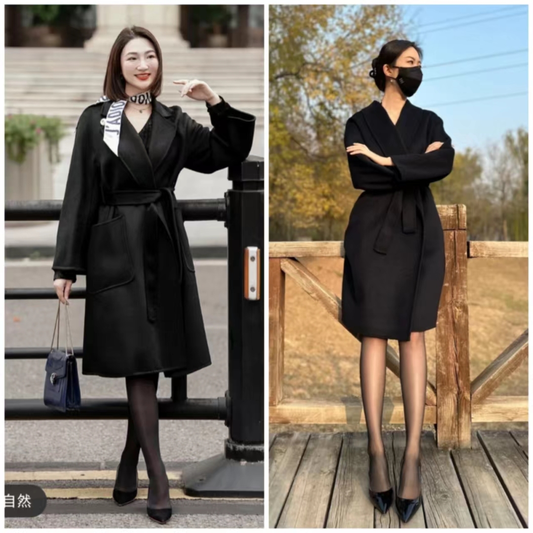呢子大衣配高跟鞋的穿搭高级感,韩剧女主穿搭秋冬大衣搭配高跟鞋