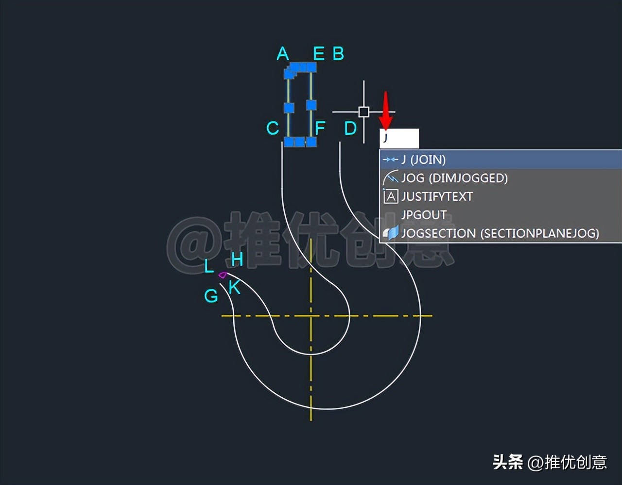 绘制三维吊钩（上）三维建模cad画图教程工程制图autocadCAD习题