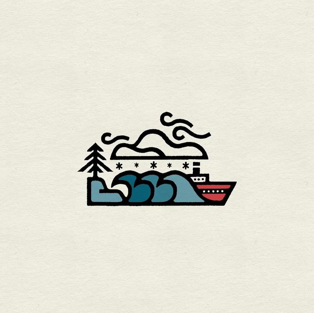 简单实用又好看的简笔画,60款唯美的风景简笔画