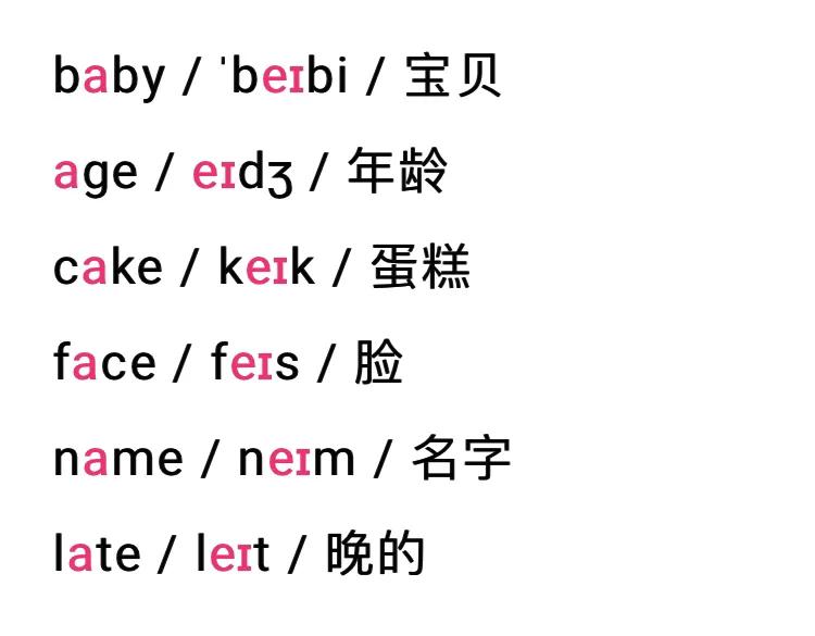 字母a的发音规则口诀,字母a的发音规则规律