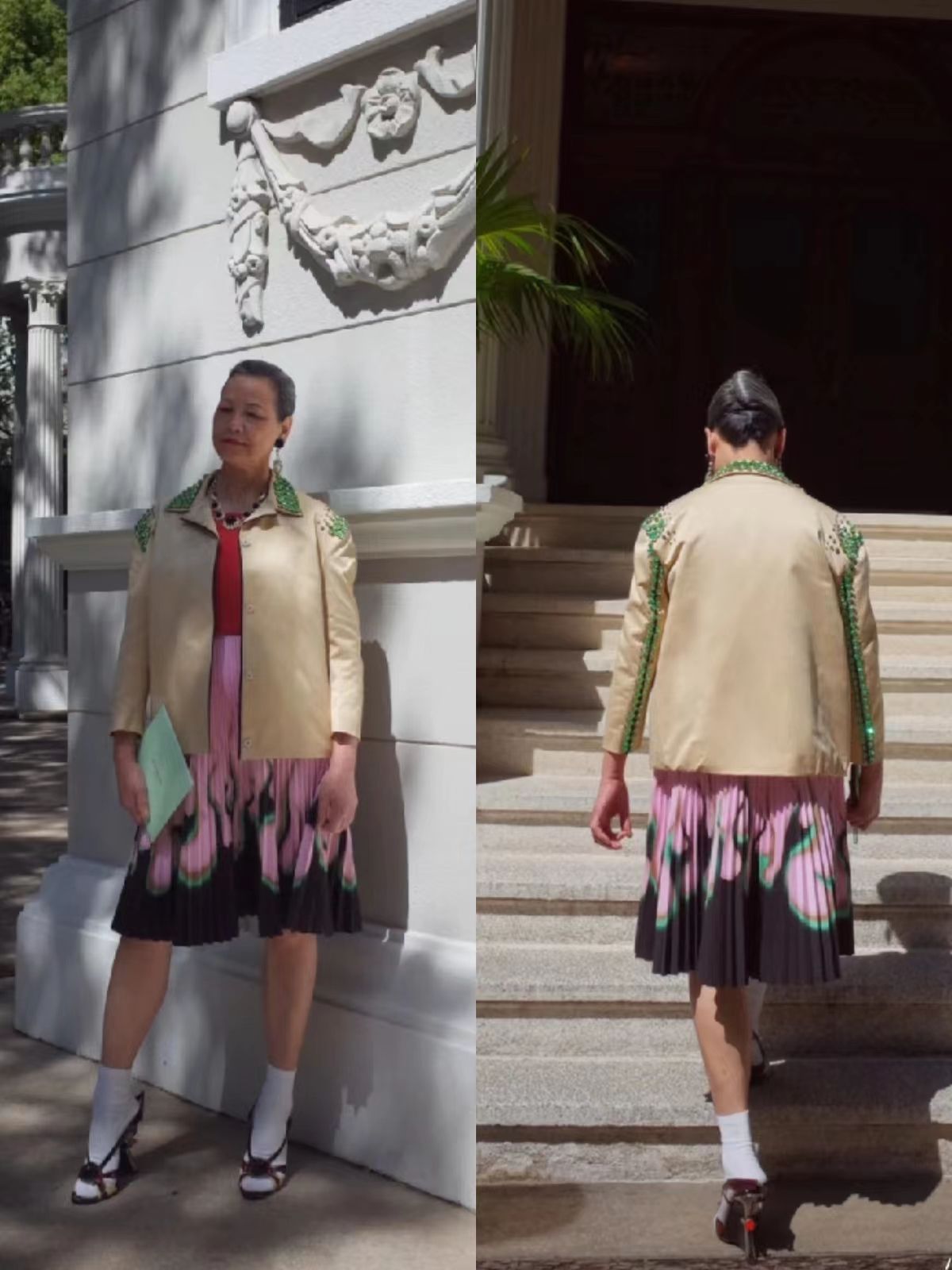 看了上海奶奶的变美过程，我再也不怕变老了，背驼发白也那么美丽