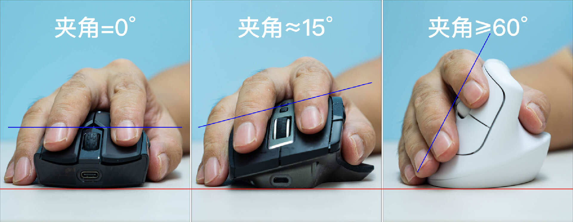 罗技垂直鼠标测评,罗技lift垂直鼠标