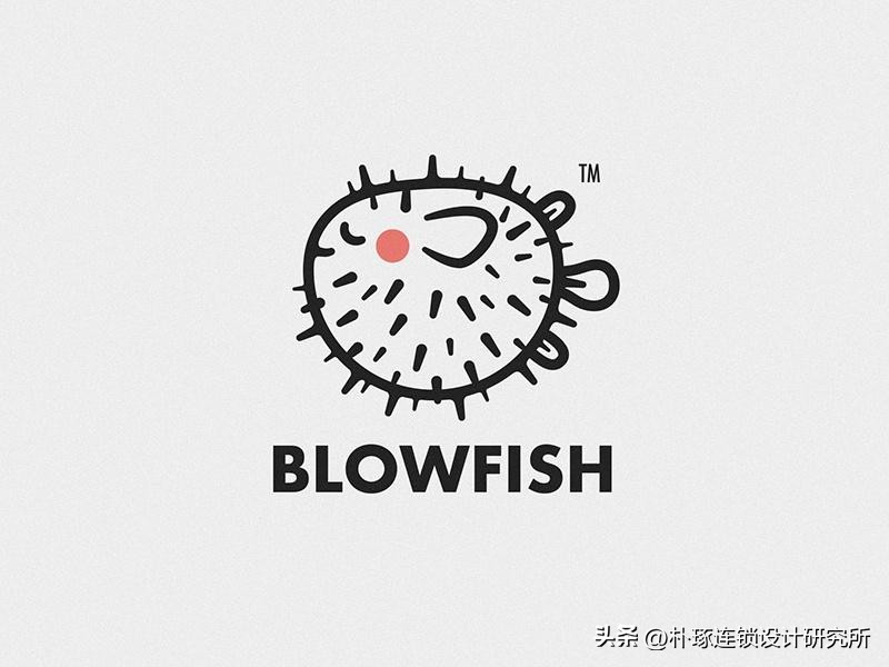 logo鱼设计创意图片欣赏,饭店logo鱼设计图片