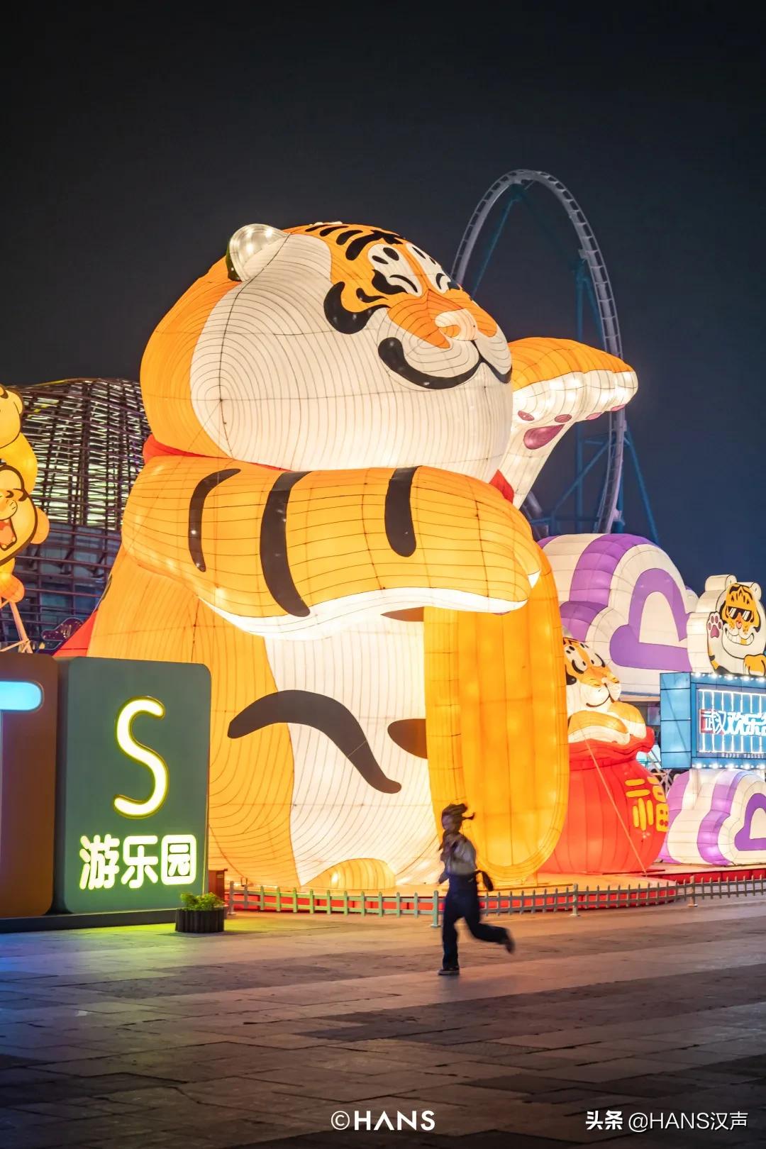 请注意！胖虎出没武汉街头