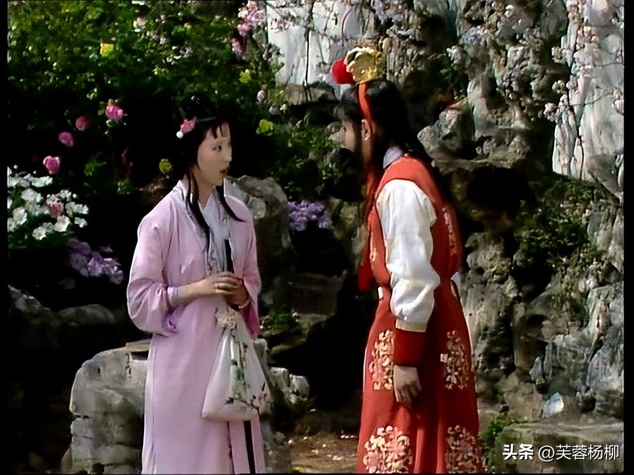 林黛玉陈晓旭葬花,陈晓旭评价黛玉哭了