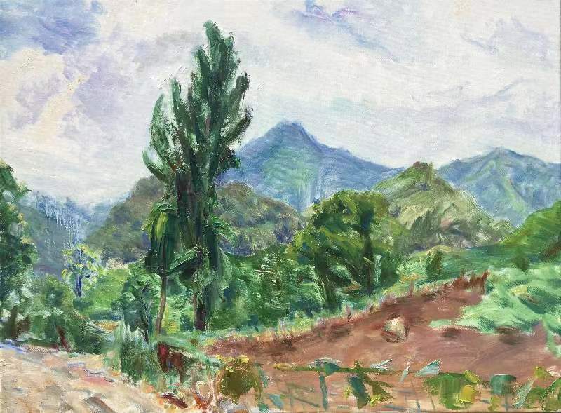 中美艺术作品展,中美书画艺术交流展