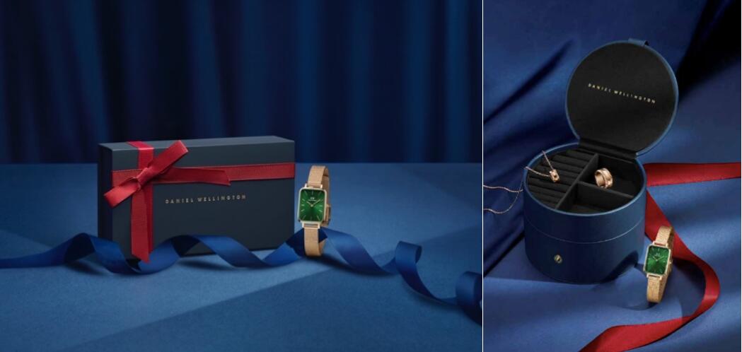 把爱带回家DANIELWELLINGTON定格腕间冬绿沁染圣诞心扉