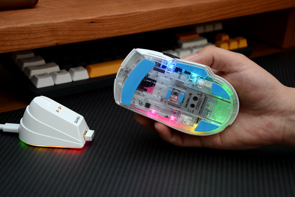 达尔优釉下青a950鼠标评测,达尔优a955鼠标有延迟吗