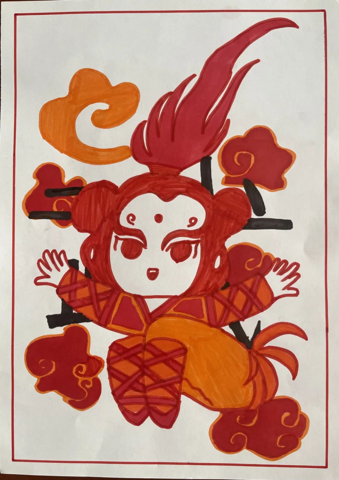 第八届儿童美术作品大赛,临沂小学生非遗主题绘画