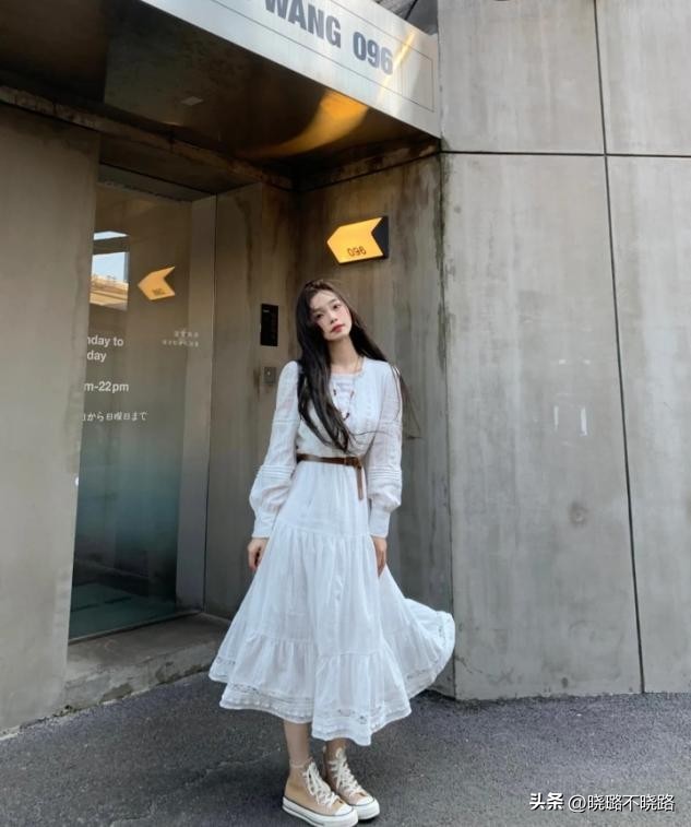 35-45岁女性随性穿搭长裙,中年女士过膝长裙穿搭