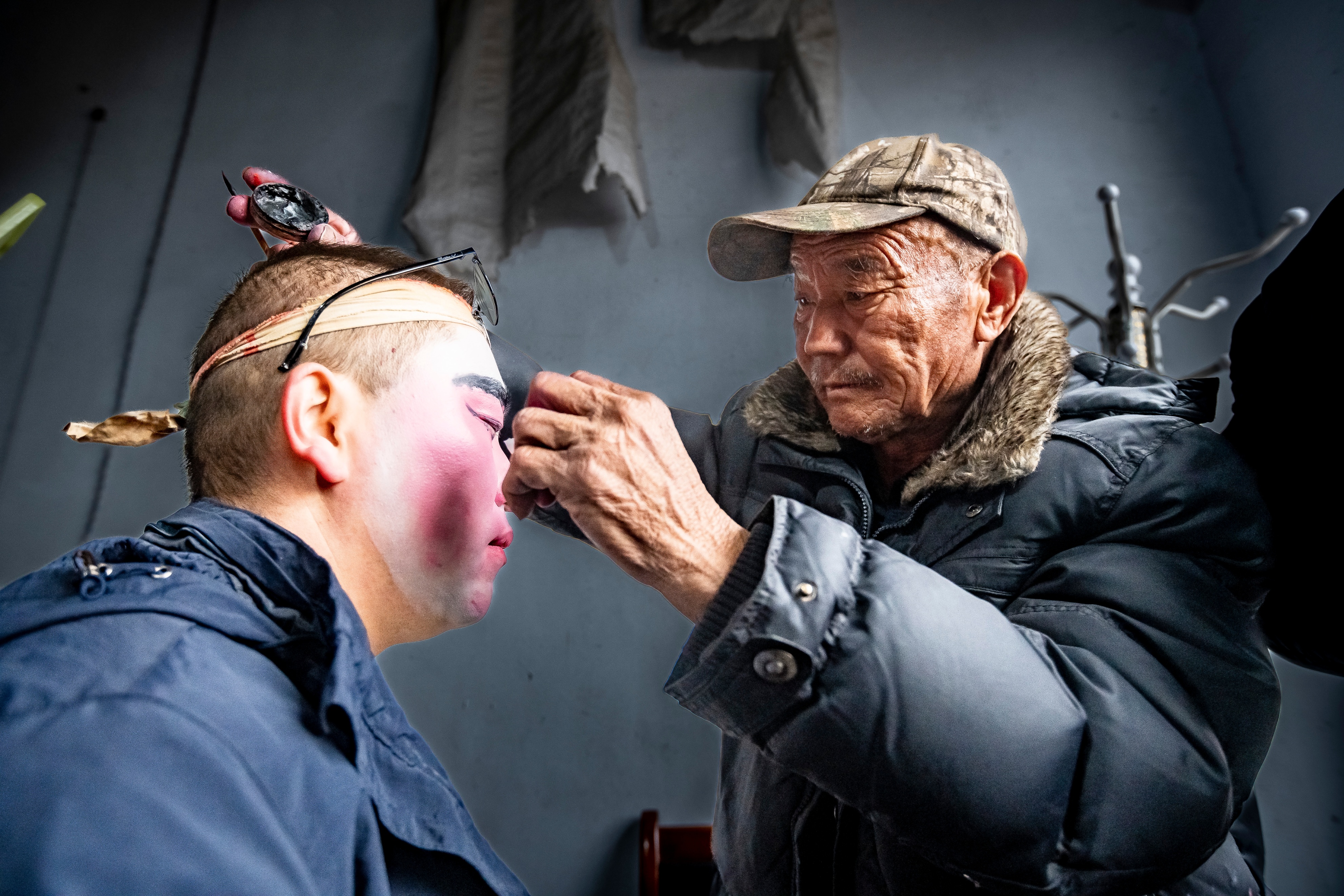 沂水大峪送火神时间,大峪村送火神舞狮
