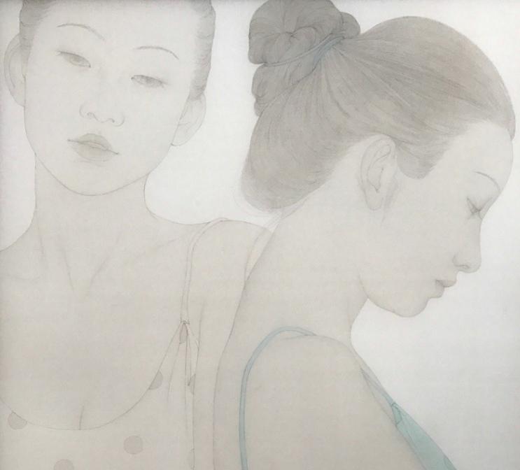 父女画家都是博士，画人体，父亲不敢画？女儿却画出了风情万种