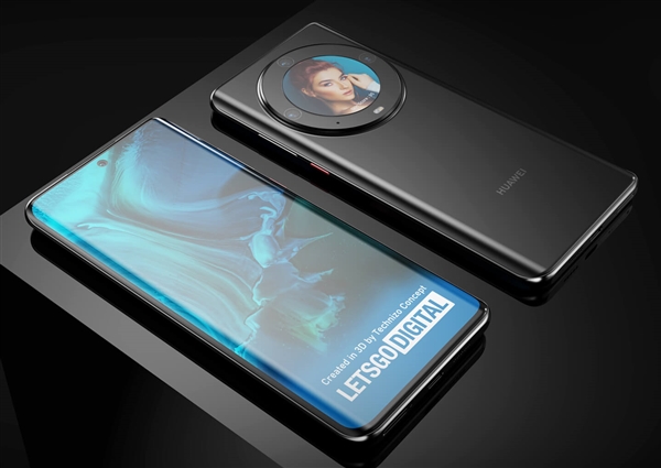 曝华为mate50渲染华为mate40pro,mate50外观直面屏