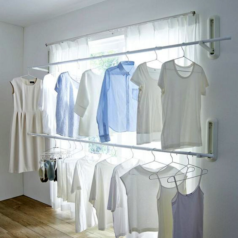 阳台外晾衣服防风家用妙招,阳台晾衣服最好方法