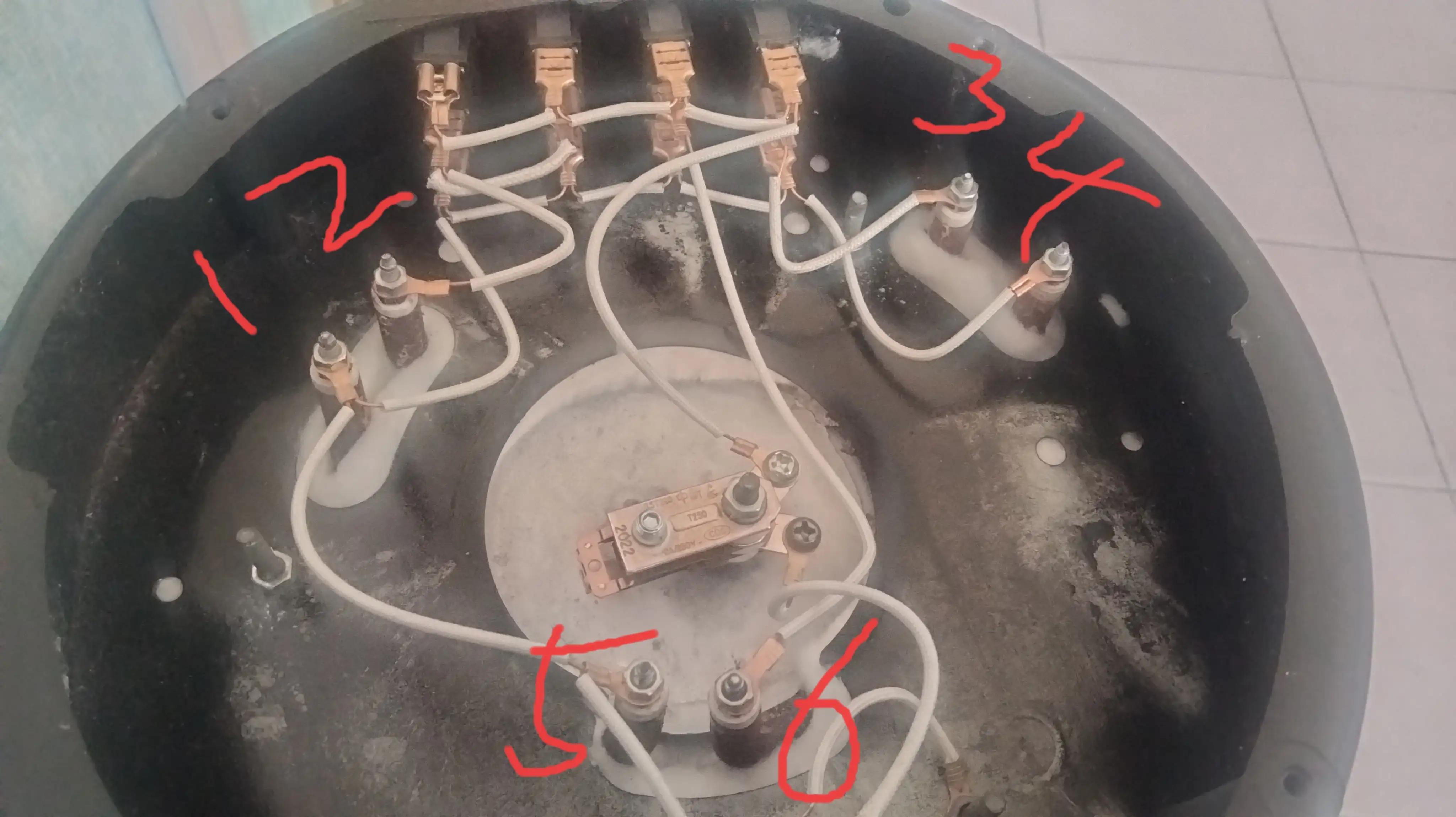 多功能电加热锅开关怎么接,带灯的多功能电热锅接线图