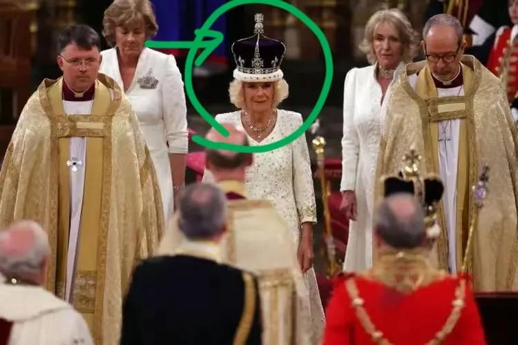 加冕礼上夏洛特的花环,卡米拉加冕礼凯特戴的冠冕