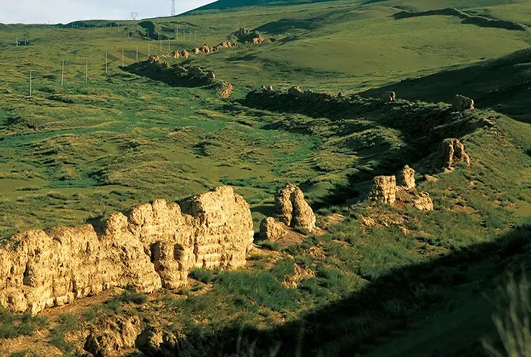 长城冬天的雪景,长城雪天
