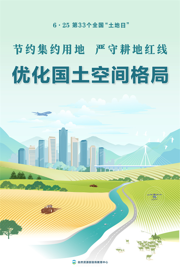 第30个全国土地日宣传图片,自然资源部土地日宣传海报