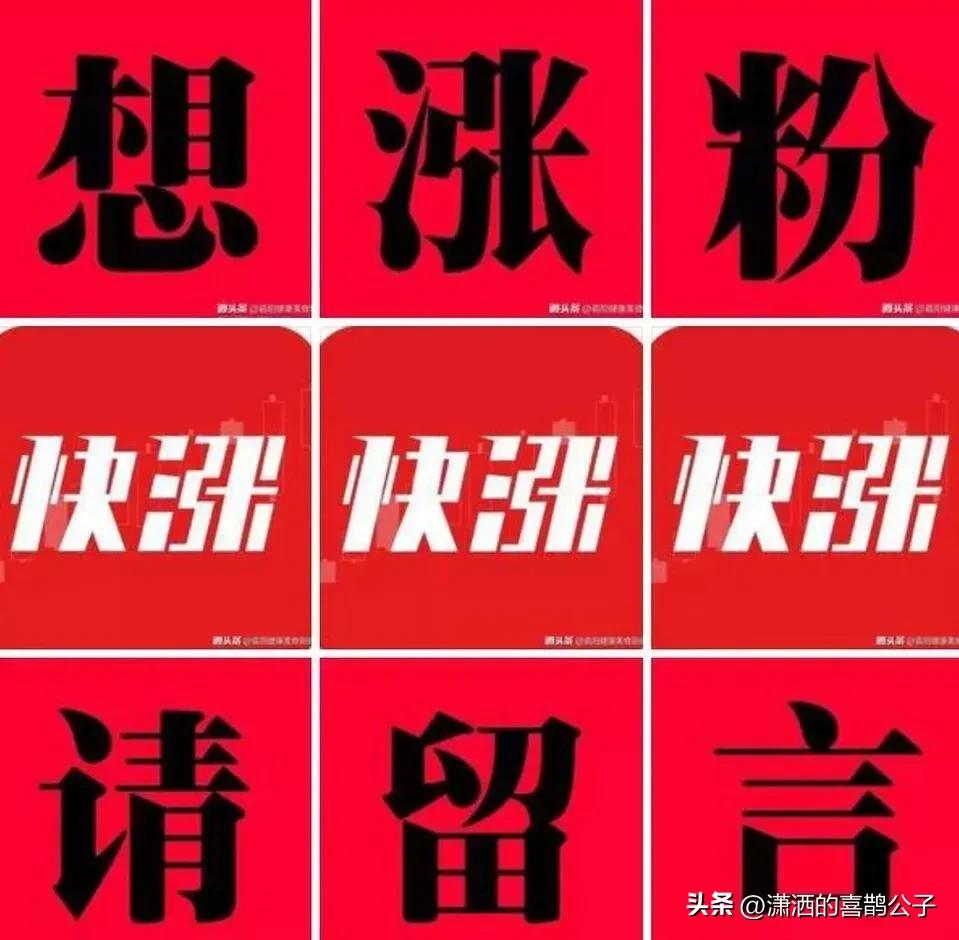 头条粉丝越多涨粉越快吗,头条快速涨粉丝的秘诀