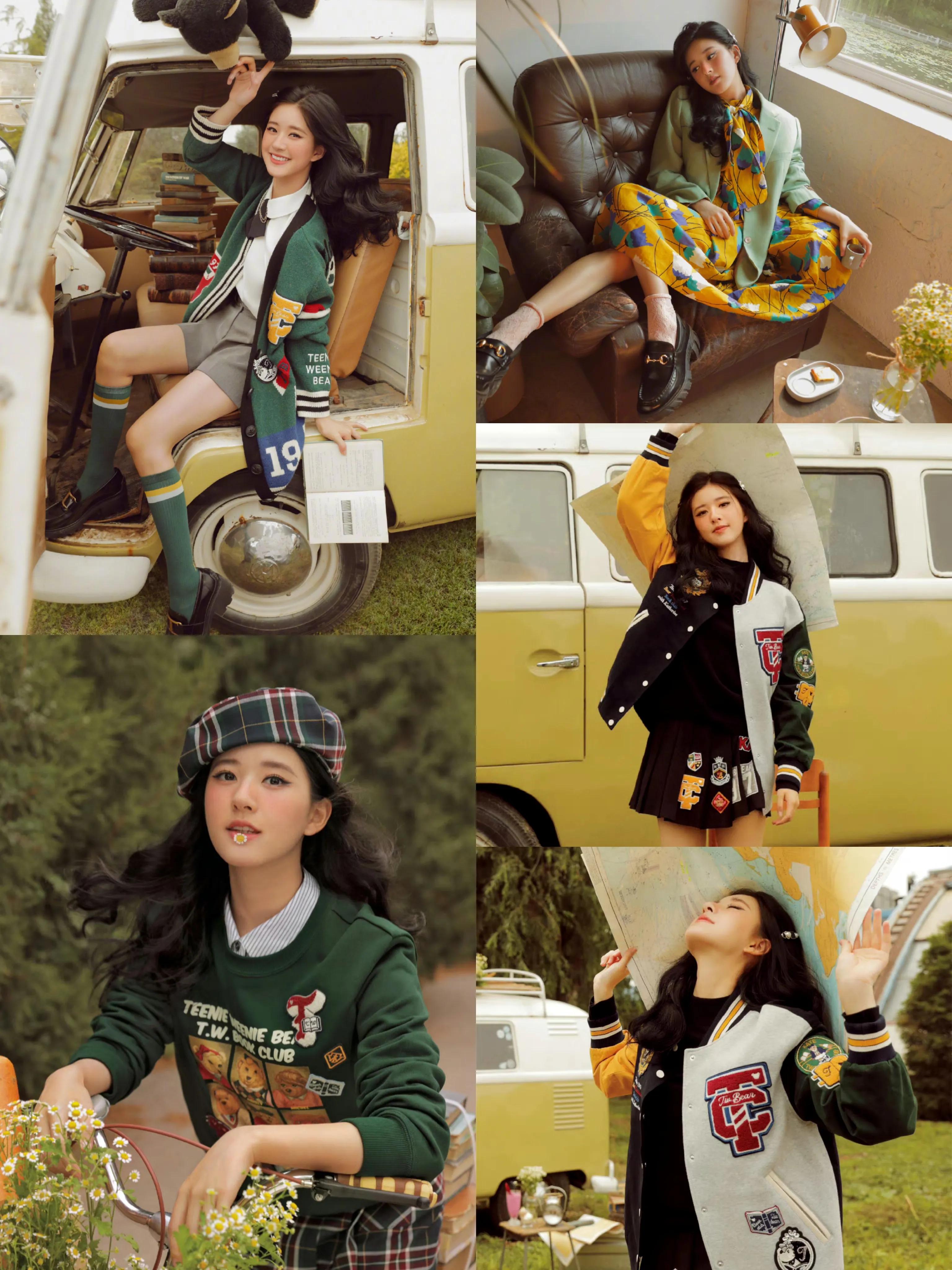 每天认识一个潮牌starter,小熊品牌teenieweenie学院风连衣裙