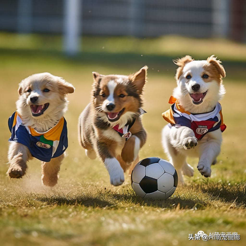 8只足球小将狗狗，这才是真正的萌宠世界杯！