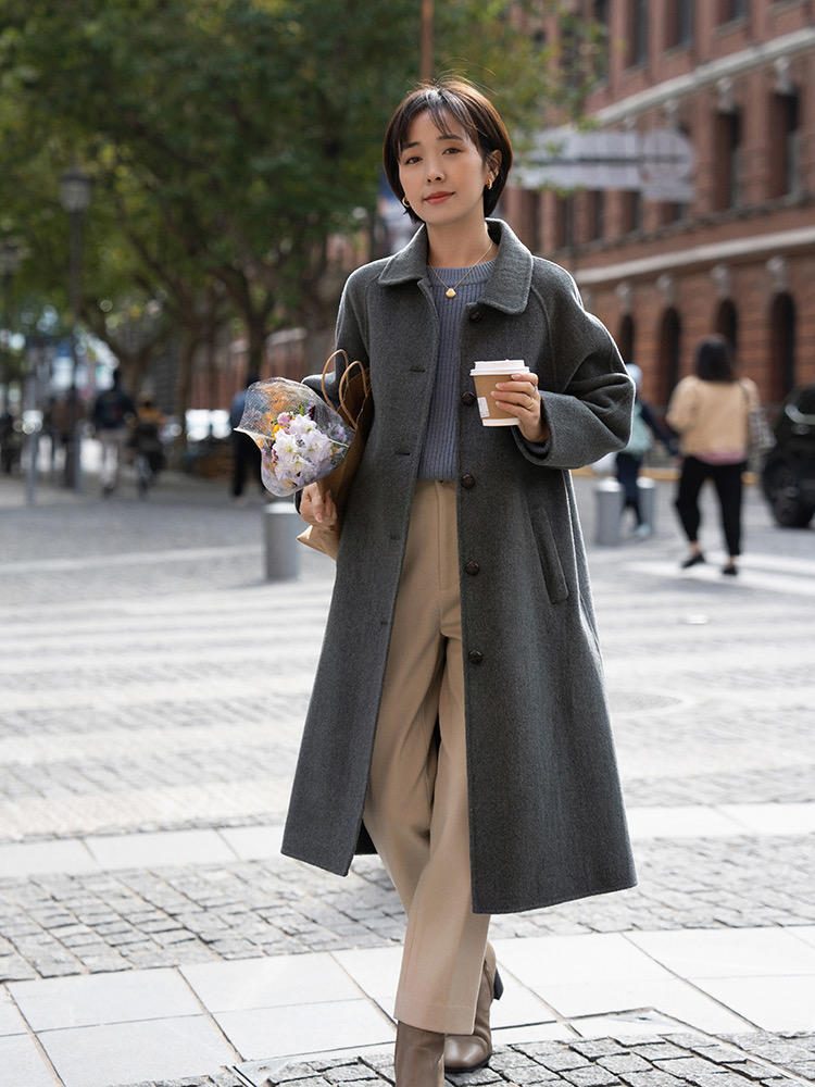 气质时髦女神就靠冬日温暖针织衫,有品位女人衣服