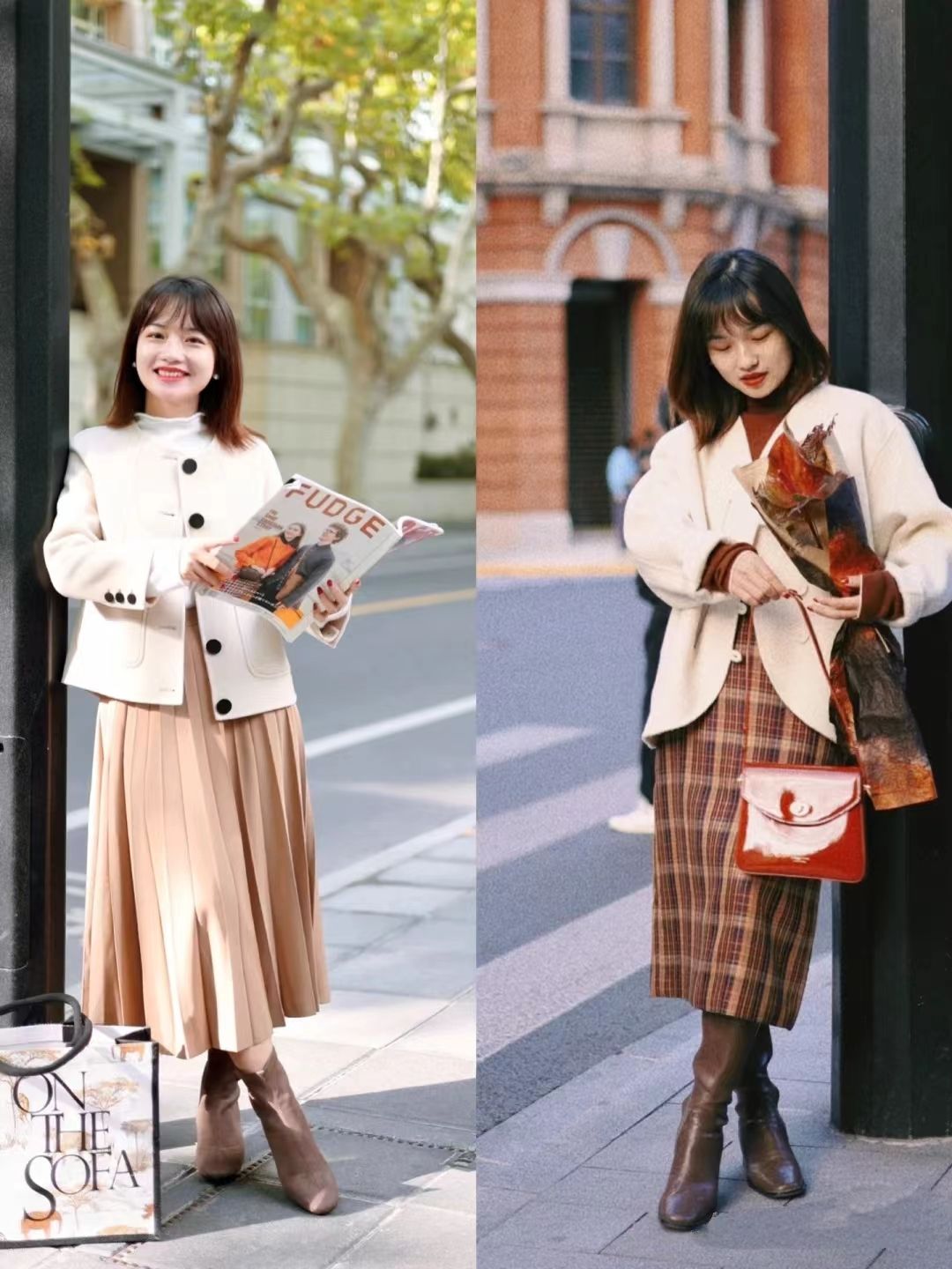 小个子穿廓形大衣怎么搭配,小个子穿大衣什么颜色显气质