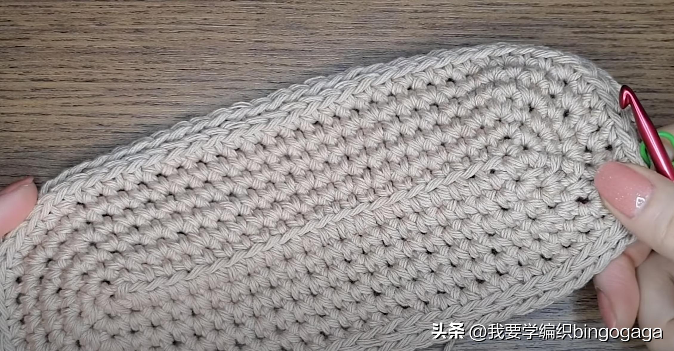 百搭时尚美人包编织教程,祖母方格包包的编织教程