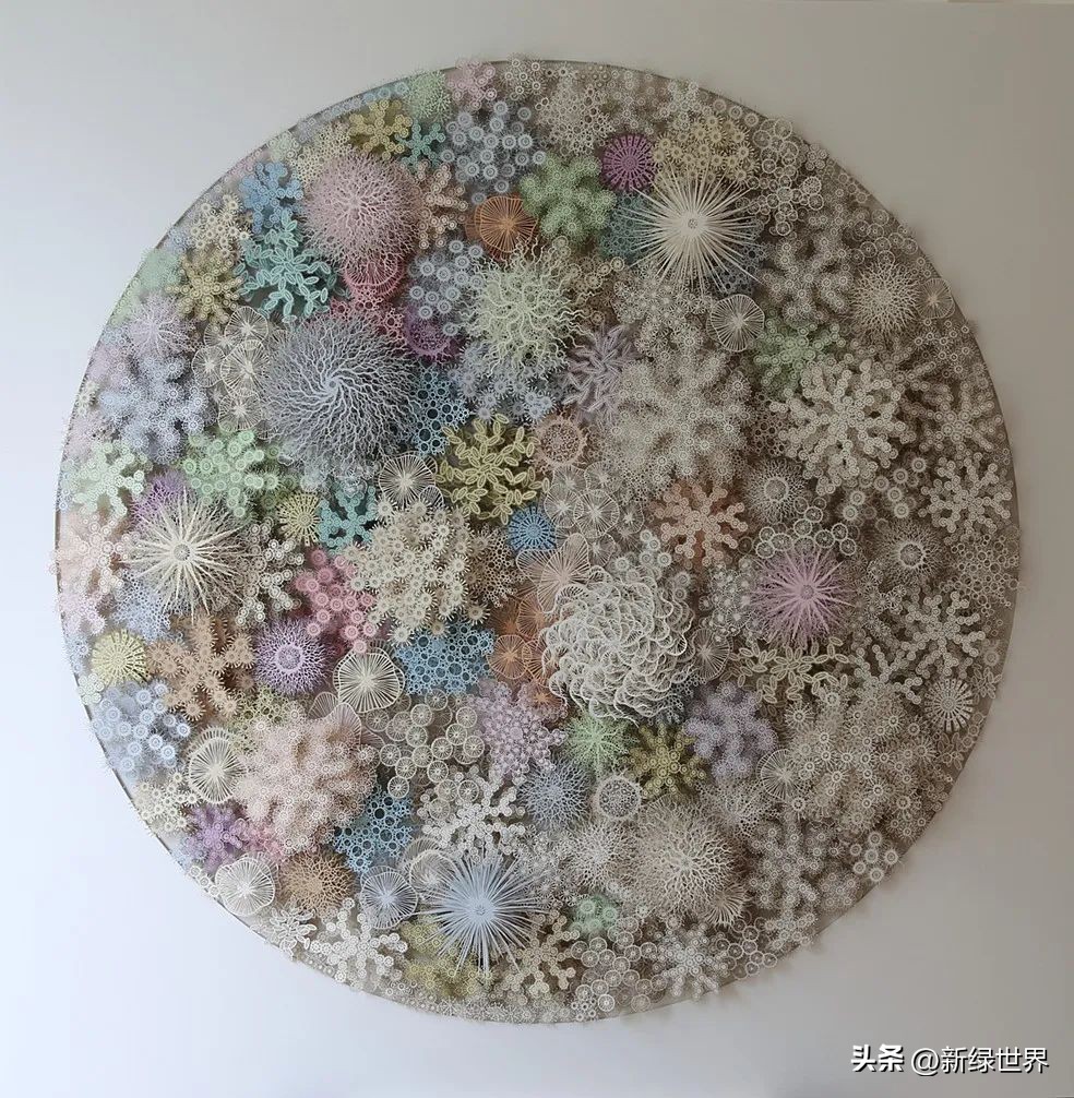 纸艺作品绘画,千变万化的纸艺术作品