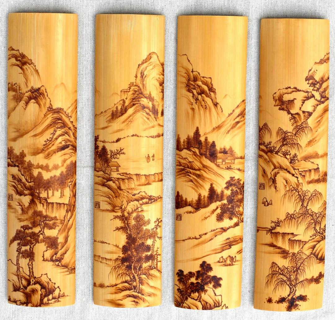 烙画作品有几种,多彩烙画作品欣赏