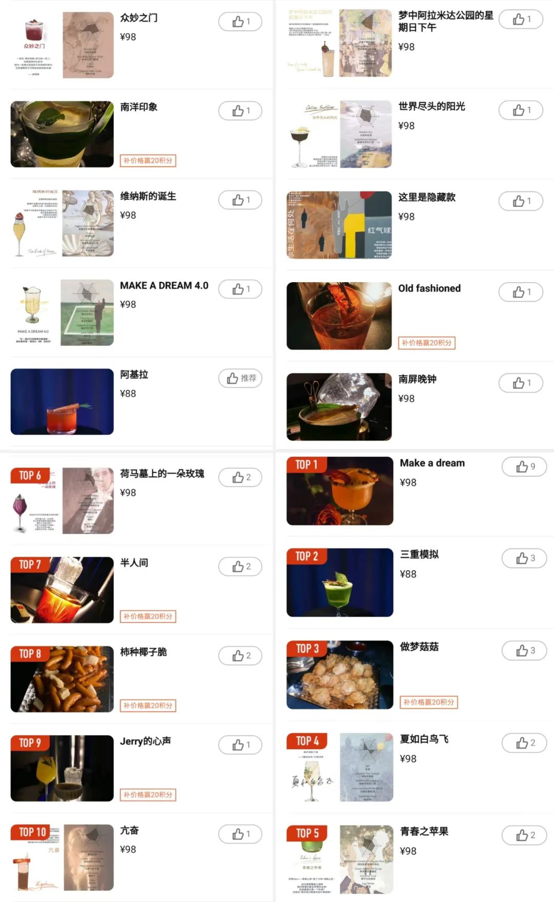 网红餐厅菜品清单,网红餐厅名称大全