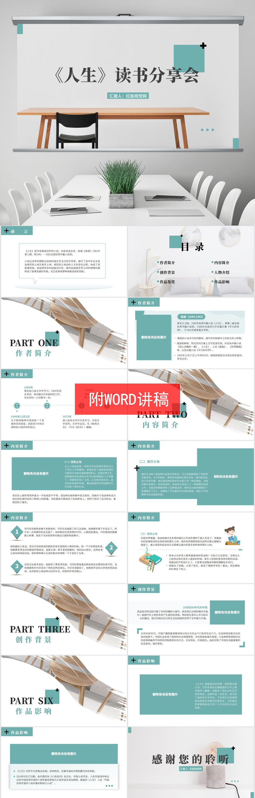 《人生》ppt读书分享,终身成长第四章读书分享ppt