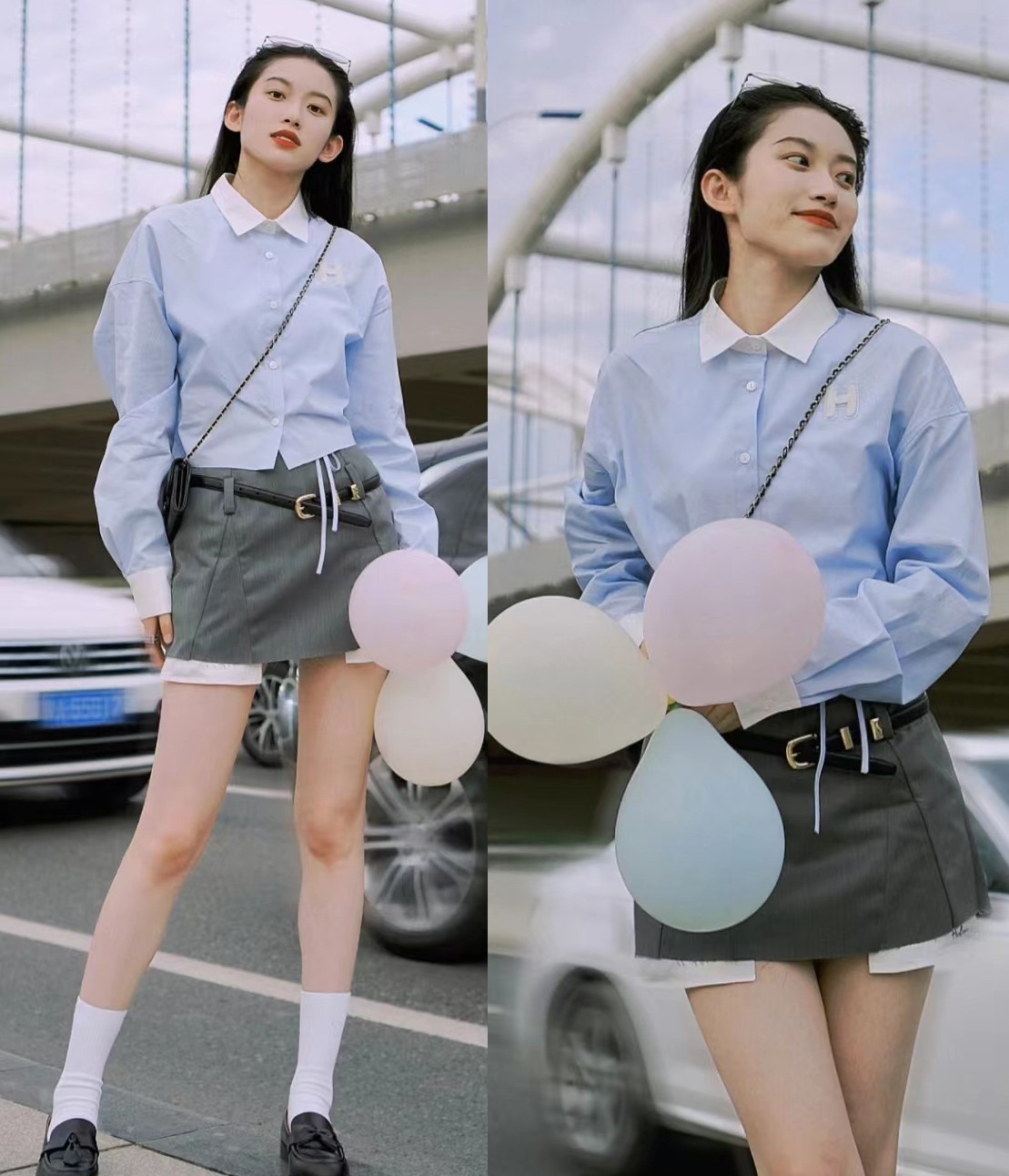 衬衫高级感轻奢几种穿搭,衬衫怎么穿好看又有范