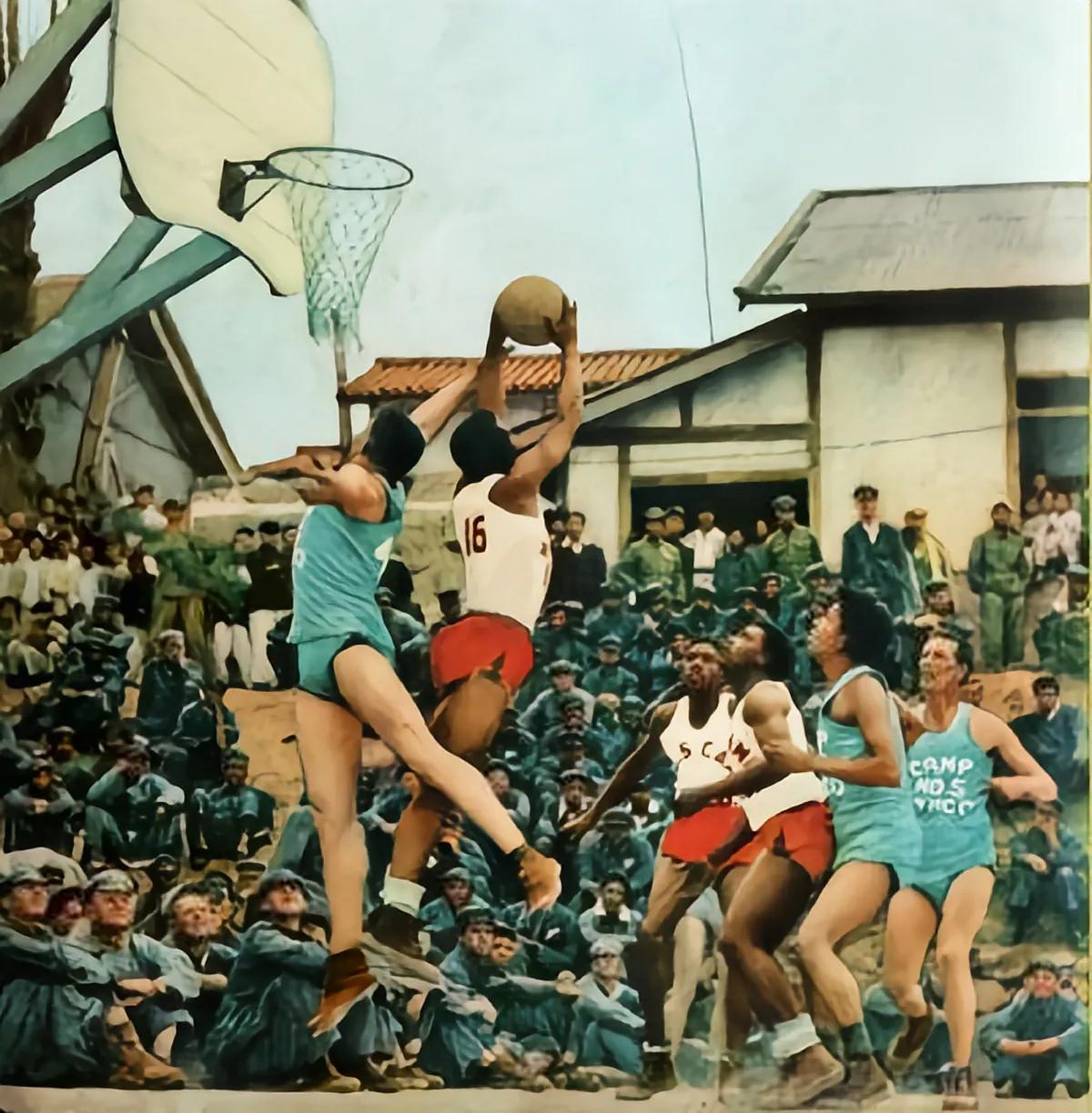 朝鲜战争运动会照片,朝鲜战争运动会奖励