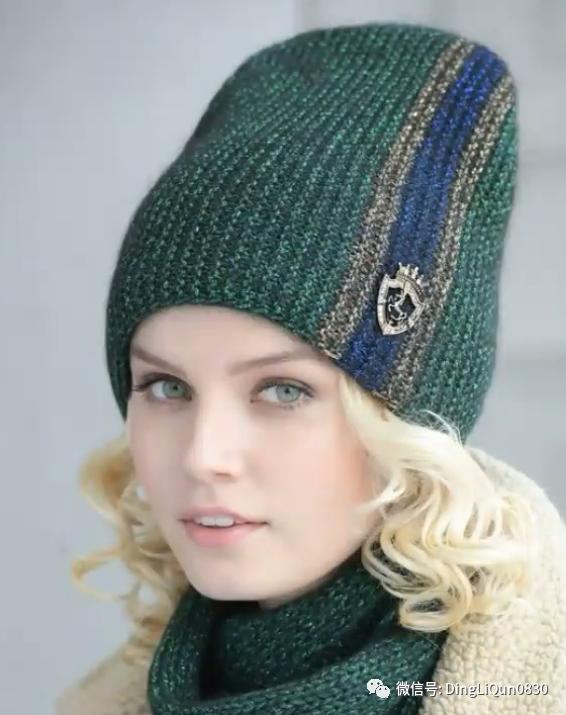 针织帽女冬设计感,秋冬蕾丝帽编织女帽教程