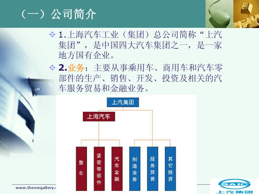 上汽集团经营品牌,上汽集团产业布局