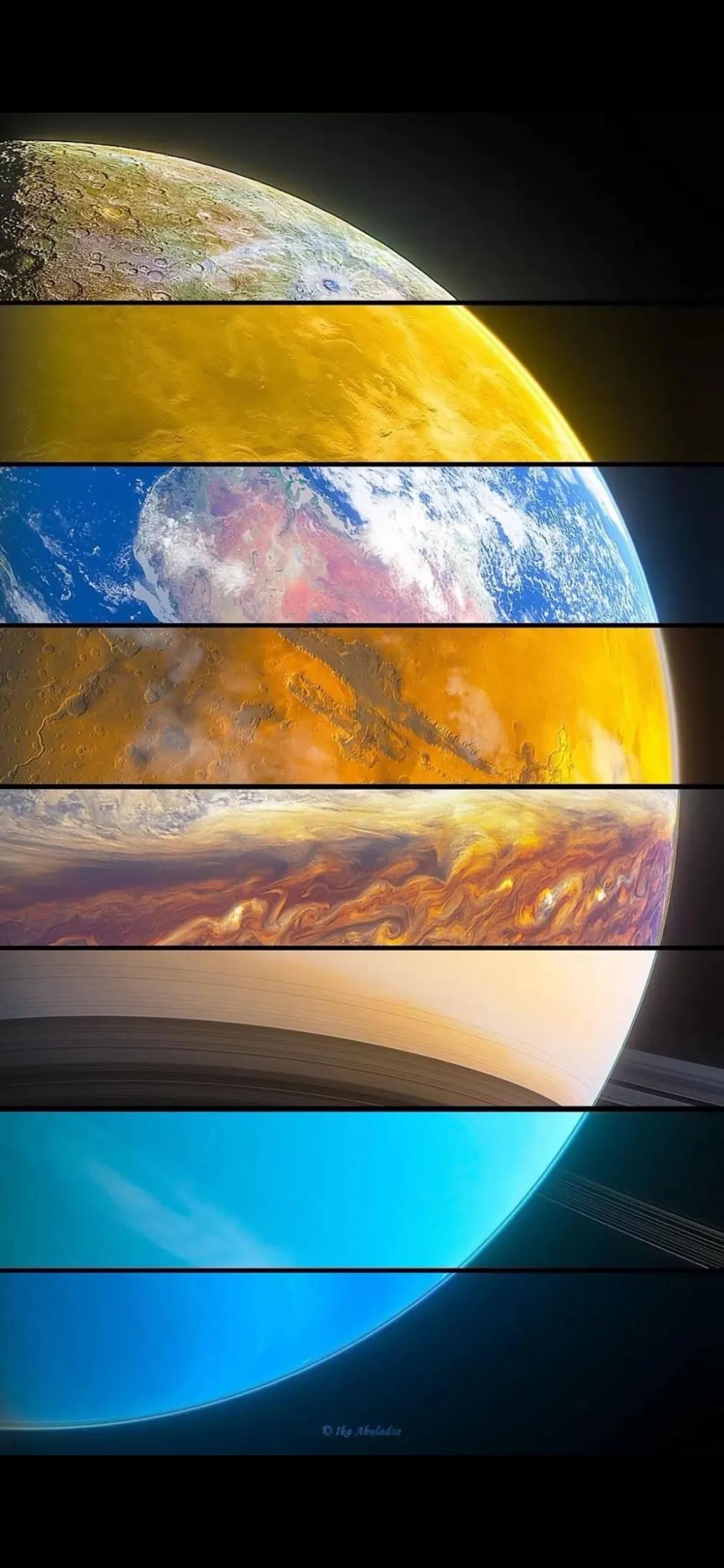 精美彩色上蓝下红壁纸,手机壁纸彩色粉末