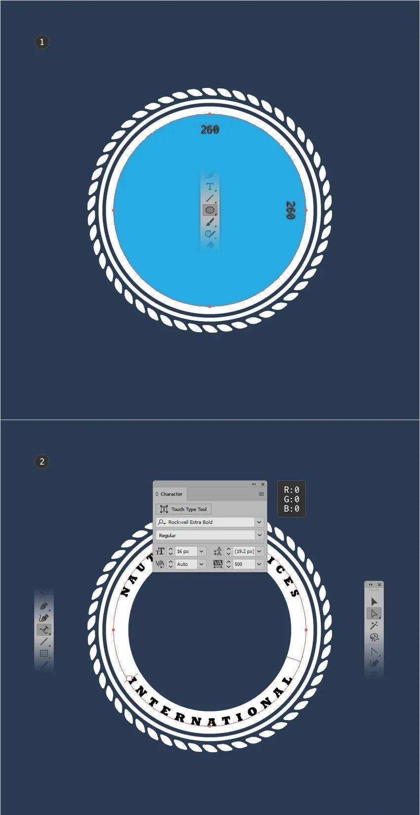 航海主题徽标,航海公司的徽标