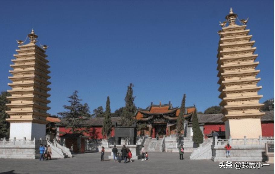 云南昆明古建筑群图,云南省昆明市官渡古镇古建筑