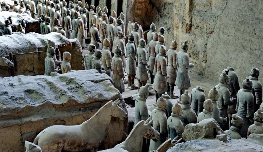 秦始皇兵马俑博物馆logo白底大图,秦始皇兵马俑第一视觉