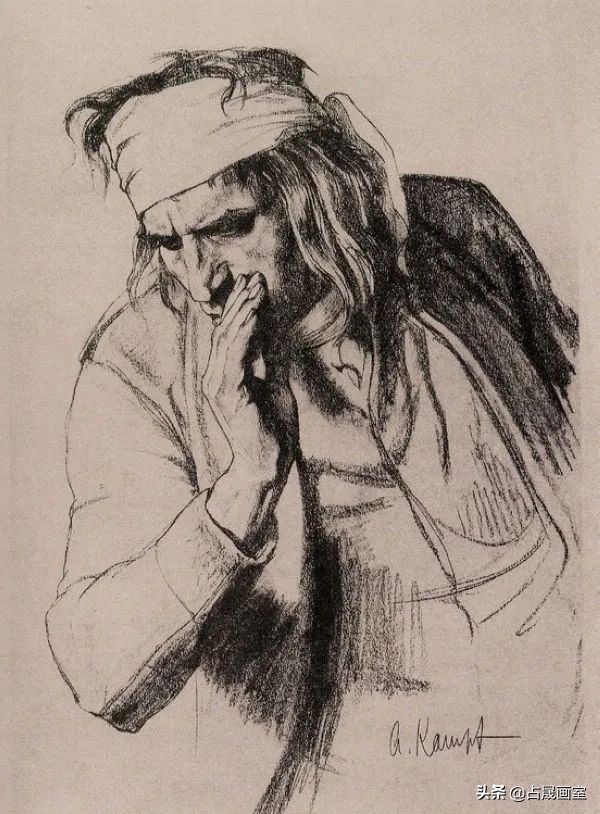 德国素描大师，康波夫严谨的素描