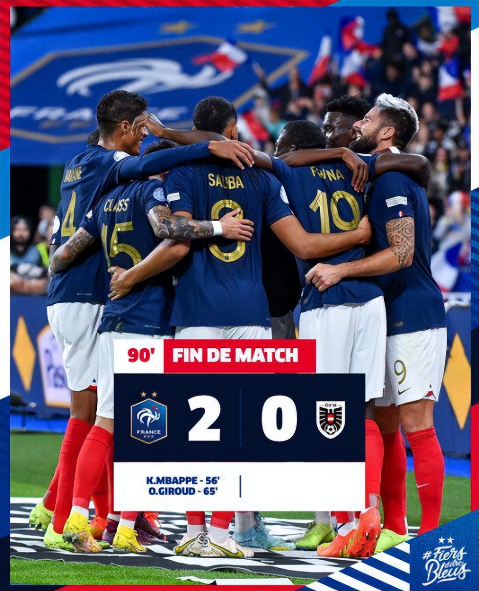 法国14比0直布罗陀姆巴佩远射,法国3比1波兰姆巴佩助攻吉鲁