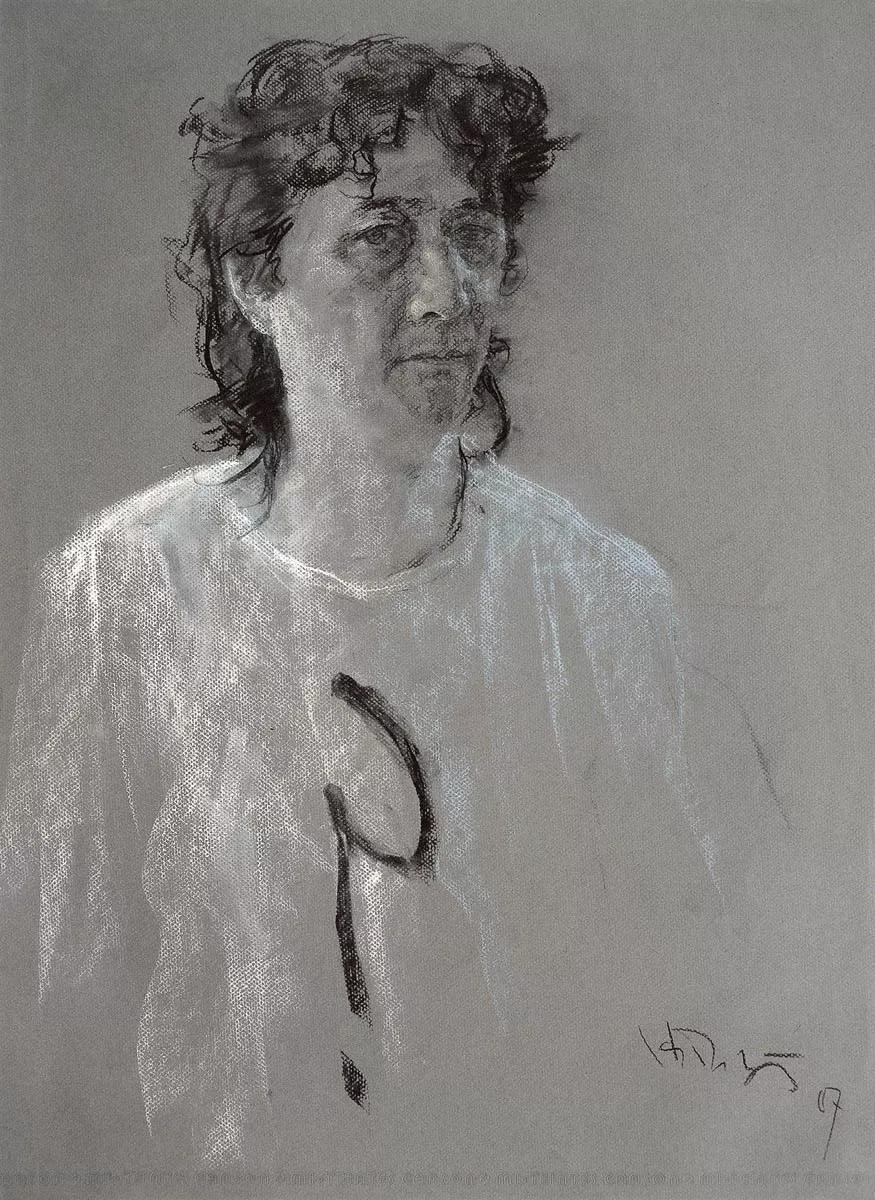 何多苓俄罗斯写生油画,何多苓油画2007