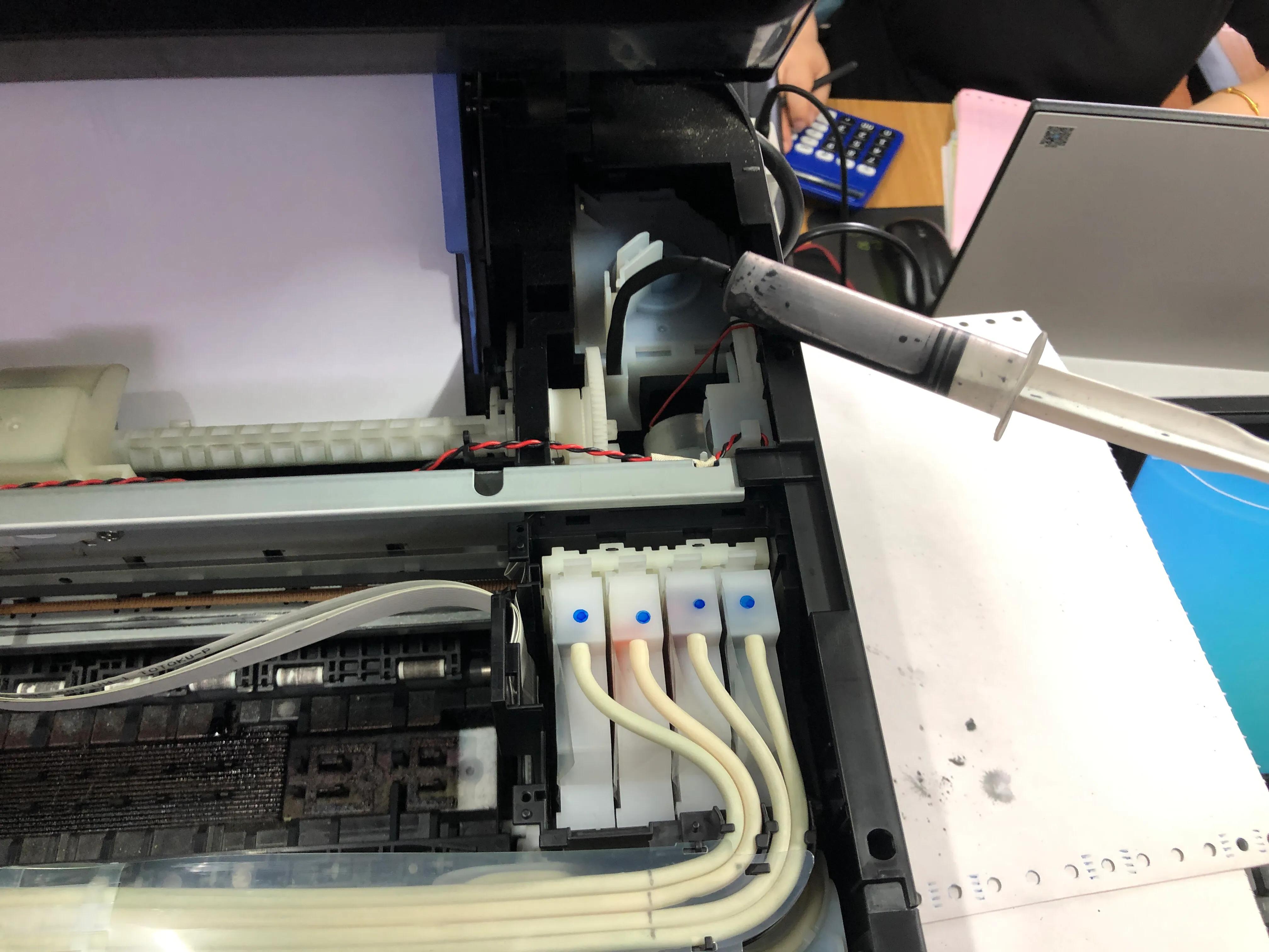 爱普生l3158打印机出白纸怎么解决,爱普生打印机l3158打印无颜色