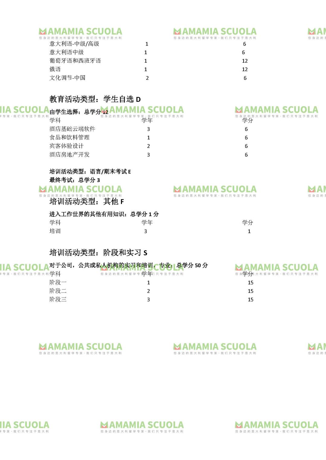 威尼斯大学,酒店创新和电子旅游