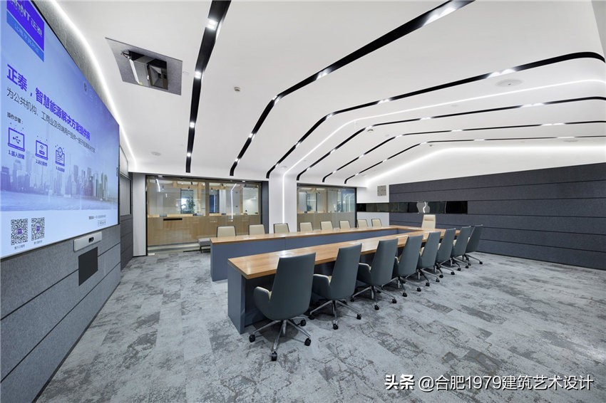 合肥办公室设计装修效果图,合肥办公室高档装修风格