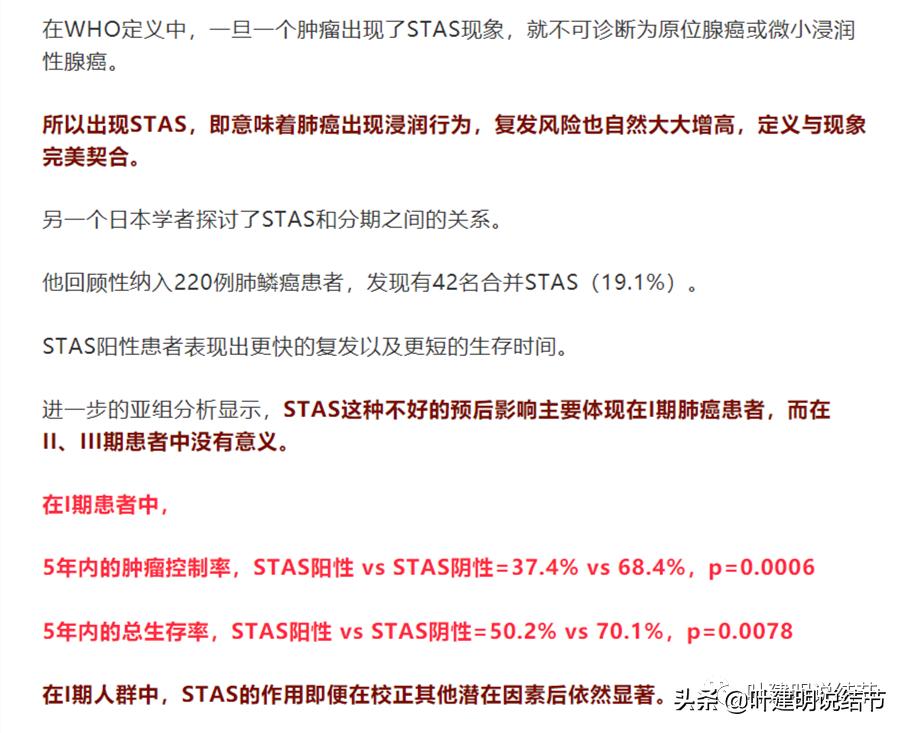 肺腺癌高危亚型什么意思,肺腺癌高危亚型